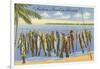 Fishin's Good in Florida-null-Framed Premium Giclee Print