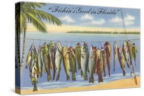 Fishin's Good in Florida-null-Stretched Canvas