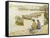 Fishing, 1896-Childe Hassam-Framed Stretched Canvas