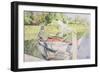 Fishing, 1909-Carl Larsson-Framed Giclee Print