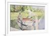 Fishing, 1909-Carl Larsson-Framed Giclee Print