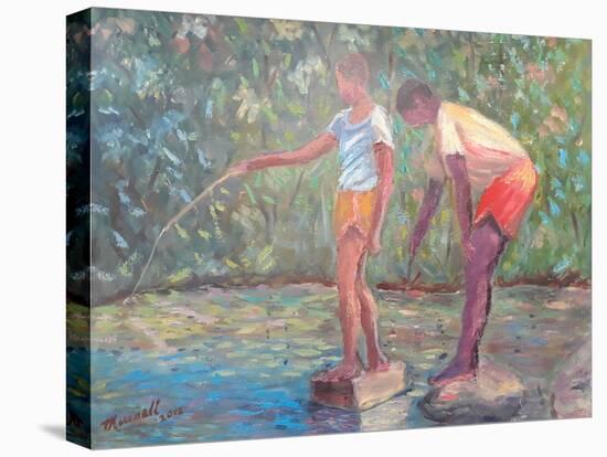 Fishing, 2014 (oil on canvas)-Carlton Murrell-Stretched Canvas