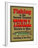 Fishing 2nd Thrill-Mark Frost-Framed Giclee Print