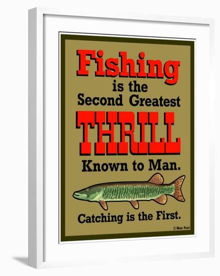 Fishing 2nd Thrill-Mark Frost-Framed Giclee Print