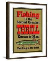 Fishing 2nd Thrill-Mark Frost-Framed Giclee Print