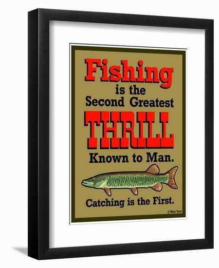 Fishing 2nd Thrill-Mark Frost-Framed Premium Giclee Print