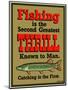 Fishing 2nd Thrill-Mark Frost-Mounted Premium Giclee Print