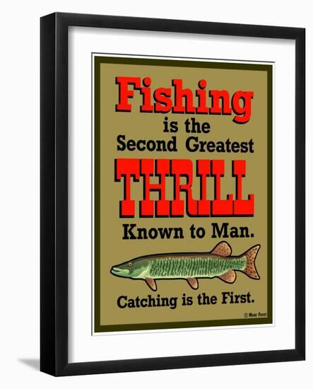 Fishing 2nd Thrill-Mark Frost-Framed Giclee Print