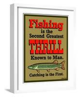 Fishing 2nd Thrill-Mark Frost-Framed Giclee Print