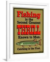 Fishing 2nd Thrill-Mark Frost-Framed Giclee Print