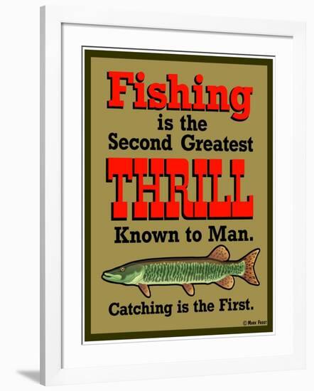 Fishing 2nd Thrill-Mark Frost-Framed Giclee Print