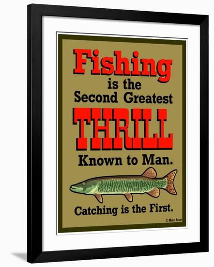 Fishing 2nd Thrill-Mark Frost-Framed Giclee Print