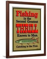 Fishing 2nd Thrill-Mark Frost-Framed Giclee Print