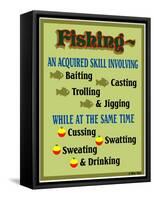 Fishing Acquired Skill-Mark Frost-Framed Stretched Canvas