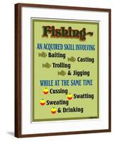 Fishing Acquired Skill-Mark Frost-Framed Giclee Print