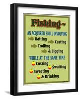 Fishing Acquired Skill-Mark Frost-Framed Giclee Print