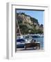 Fishing and Leisure Boats Moored at the Key Side, Harbour in Cassis Cote d'Azur, Var, France-Per Karlsson-Framed Photographic Print