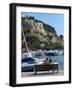Fishing and Leisure Boats Moored at the Key Side, Harbour in Cassis Cote d'Azur, Var, France-Per Karlsson-Framed Photographic Print