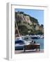 Fishing and Leisure Boats Moored at the Key Side, Harbour in Cassis Cote d'Azur, Var, France-Per Karlsson-Framed Photographic Print