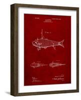 Fishing Artificial Bait-Cole Borders-Framed Art Print