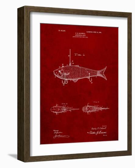 Fishing Artificial Bait-Cole Borders-Framed Art Print