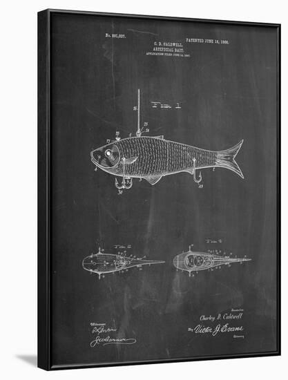 Fishing Artificial Bait-Cole Borders-Framed Art Print
