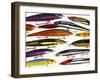 Fishing Artificial Lures, Thin Minnows-Anthony Harrison-Framed Photographic Print