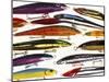 Fishing Artificial Lures, Thin Minnows-Anthony Harrison-Mounted Photographic Print