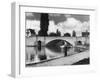 Fishing at Abingdon-null-Framed Photographic Print