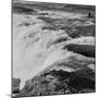 Fishing at Celilo Falls on the Columbia River, 1954-Virna Haffer-Mounted Giclee Print