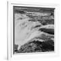 Fishing at Celilo Falls on the Columbia River, 1954-Virna Haffer-Framed Giclee Print