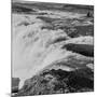 Fishing at Celilo Falls on the Columbia River, 1954-Virna Haffer-Mounted Giclee Print