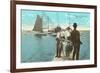 Fishing at Coden, Mobile, Alabama-null-Framed Premium Giclee Print