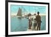 Fishing at Coden, Mobile, Alabama-null-Framed Art Print