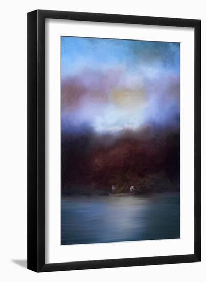 Fishing at Dawn-Jai Johnson-Framed Premium Giclee Print