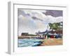 Fishing at Kingsdown White Cliffs, 2010-Clive Metcalfe-Framed Giclee Print