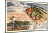 Fishing at Lake Coeur D'Alene-null-Mounted Art Print