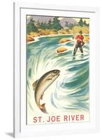 Fishing at St. Joe River-null-Framed Art Print