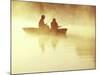 Fishing at Sunrise-null-Mounted Photographic Print