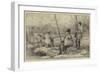 Fishing at The Bay, West Drayton-Frank Feller-Framed Giclee Print