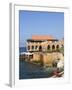 Fishing at the Corniche and Harbour Area, Beirut, Lebanon, Middle East-Christian Kober-Framed Photographic Print