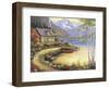 Fishing at the Lake-John Zaccheo-Framed Giclee Print