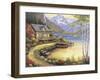 Fishing at the Lake-John Zaccheo-Framed Giclee Print