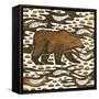 Fishing Bear, 2001-Nat Morley-Framed Stretched Canvas