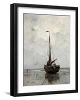 Fishing Boat, 1878-Jacob Maris-Framed Giclee Print