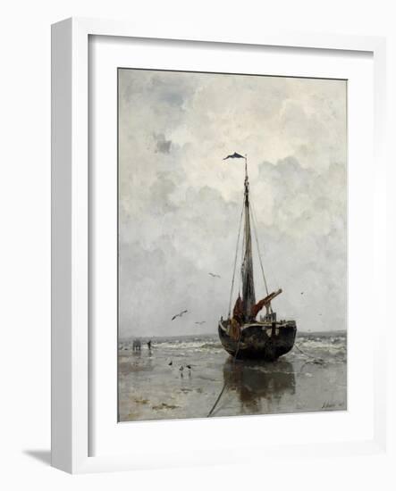 Fishing Boat, 1878-Jacob Maris-Framed Giclee Print