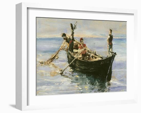 Fishing Boat, 1881-Henri de Toulouse-Lautrec-Framed Giclee Print