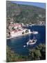 Fishing Boat and Harbour, Agia Kyriaki, Pelion, Greece-R H Productions-Mounted Photographic Print