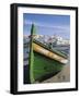 Fishing Boat and Village Near Portimac, Ferragudo, Algarve, Portugal, Europe-Tom Teegan-Framed Photographic Print