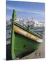 Fishing Boat and Village Near Portimac, Ferragudo, Algarve, Portugal, Europe-Tom Teegan-Mounted Photographic Print
